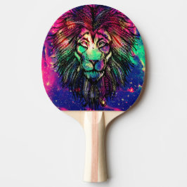 Rainbow Lion Hipster Galaxy Tischtennis Schläger