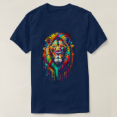Rainbow Lion Pride T-Shirt (Design vorne)