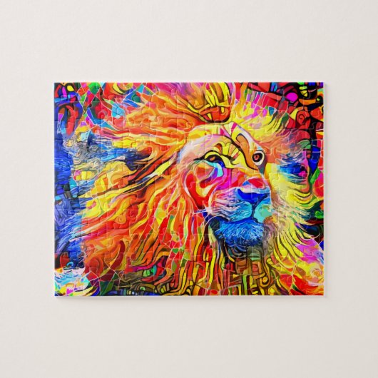 Rainbow Lion Puzzle (Horizontal)
