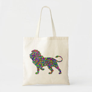 Rainbow Lion Tragetasche
