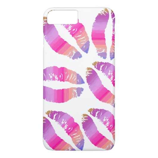 Rainbow Lips #2 Case-Mate iPhone Hülle (Rückseite)