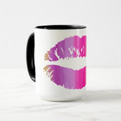 Rainbow Lips #2 Tasse (Vorderseite Links)