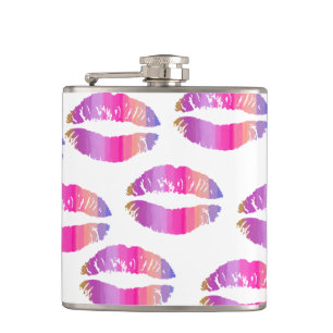 Rainbow Lips #4 Flachmann