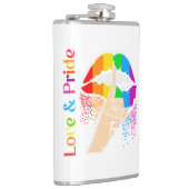 Rainbow Lips Flachmann (Rechts)