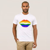 RAINBOW LIPS MOUTH T - SHIRT & TANK TOPS (Vorne ganz)