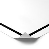 Rainbow Lips Poster (Ecke)