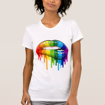 Rainbow Lips T - Shirt