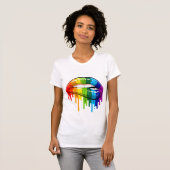 Rainbow Lips T - Shirt (Vorne ganz)