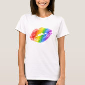 Rainbow Lips T - Shirt (Vorderseite)