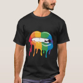 Rainbow Lips T - Shirt (Vorderseite)