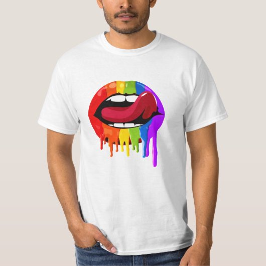 RAINBOW LIPS T-Shirt (Vorderseite)