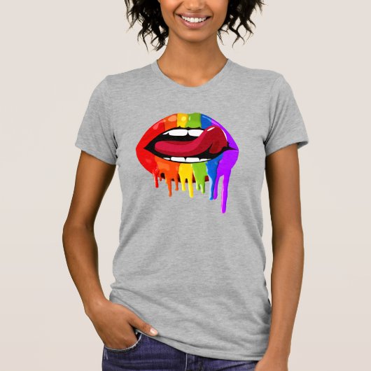 RAINBOW LIPS T-Shirt (Vorderseite)