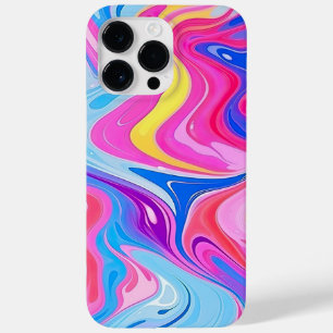 Rainbow Liquid Marble Case-Mate iPhone 14 Pro Max Hülle