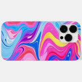 Rainbow Liquid Marble Case-Mate iPhone Hülle (Rückseite (Horizontal))