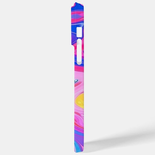 Rainbow Liquid Marble Case-Mate iPhone Hülle (Rückseite / Links)
