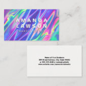 Rainbow Liquid Terminkarte (Vorne/Hinten)