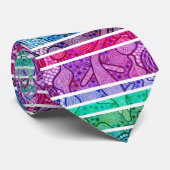 Rainbow Lizard Aborigine-Krawatte Krawatte (Gerollt)