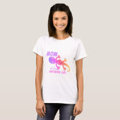 Rainbow Lizard Gecko Mama Birthday Girl T-Shirt (Vorne ganz)