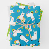 Rainbow Llama Donuts Kinder Adorable Geschenkpapier Set (Beispiel)