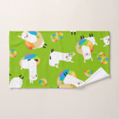 Rainbow Llama Donuts Kinder Adortable Badetuch Set (Handtuch)