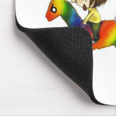 Rainbow Llama Mousepad (Ecke)