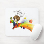 Rainbow Llama Mousepad (Mit Mouse)