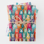 Rainbow Llama Party Geschenk Wrap Set Geschenkpapier Set (Beispiel)