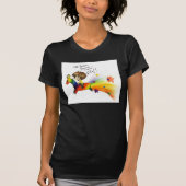 Rainbow Llama T-Shirt (Vorderseite)