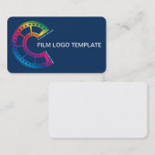 Rainbow Logo Einfache Medienfolie Visitenkarte (Vorne/Hinten)