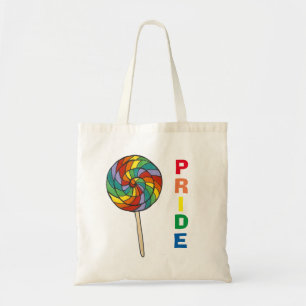Rainbow Lollipop Pride Tote Bag Tragetasche