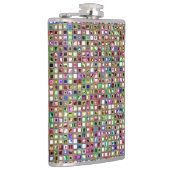 Rainbow 'Lollipop' Textured Mosaic Tiles Pattern Flachmann (Rechts)