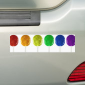 Rainbow Lollipops Autoaufkleber (Auf Auto)
