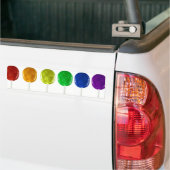 Rainbow Lollipops Autoaufkleber (Auf Lkw)