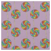 Rainbow Lollipops Fabric Stoff (Nahaufnahme)