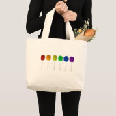 Rainbow Lollipops Jumbo Stoffbeutel (Vorderseite (Produkt))