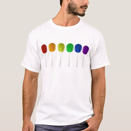 Rainbow Lollipops T-Shirt (Vorderseite)