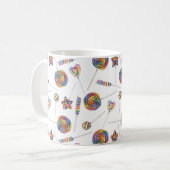 Rainbow Lollipops Tasse (Vorderseite Links)
