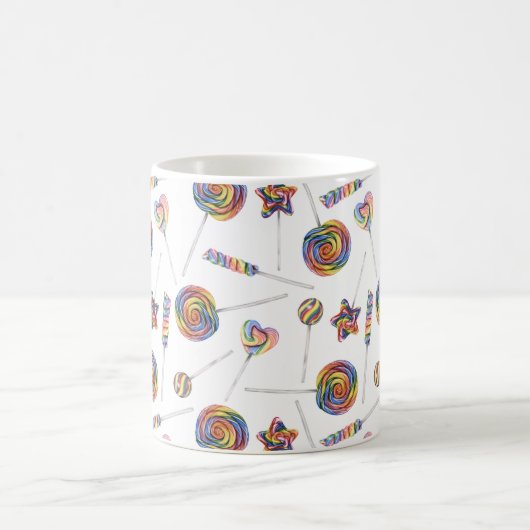 Rainbow Lollipops Tasse (Mittel)