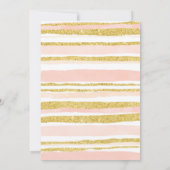 Rainbow Long Distance Baby Shower Einladung (Rückseite)