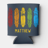 Rainbow Longboards Skateboards Personalisiert Dosenkühler (Vorderseite)