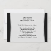 Rainbow Look "ABSCHLUSS CELEBRATION!" Einladung (Rückseite)