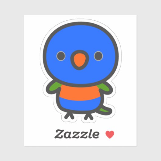Rainbow Lorikeet Aufkleber (Blatt)