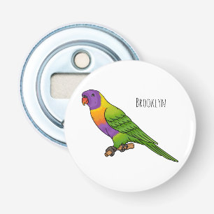 Rainbow-Lorikeet-Cartoon Flaschenöffner