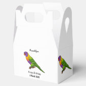 Rainbow-Lorikeet-Cartoon Geschenkschachtel (Geöffnet)