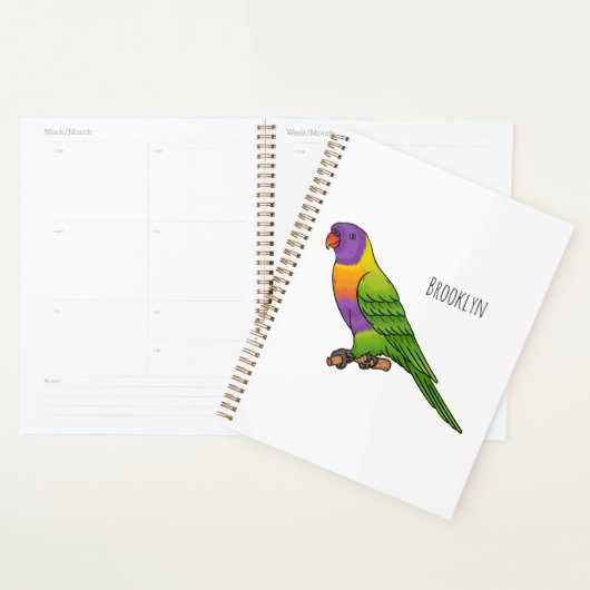 Rainbow-Lorikeet-Cartoon Planer (Anzeige)