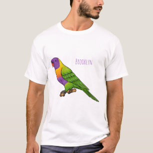 Rainbow-Lorikeet-Cartoon T-Shirt