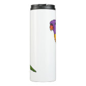 Rainbow-Lorikeet-Cartoon Thermosbecher (Rückseite)