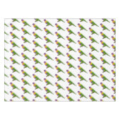 Rainbow-Lorikeet-Cartoon Tischdecke (Vorderseite (Horizontal))