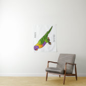 Rainbow-Lorikeet-Cartoon Wandteppich (Beispiel)