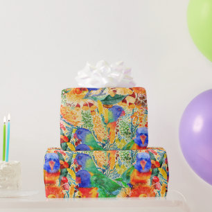 Rainbow Lorikeet Garden Geschenkpapier